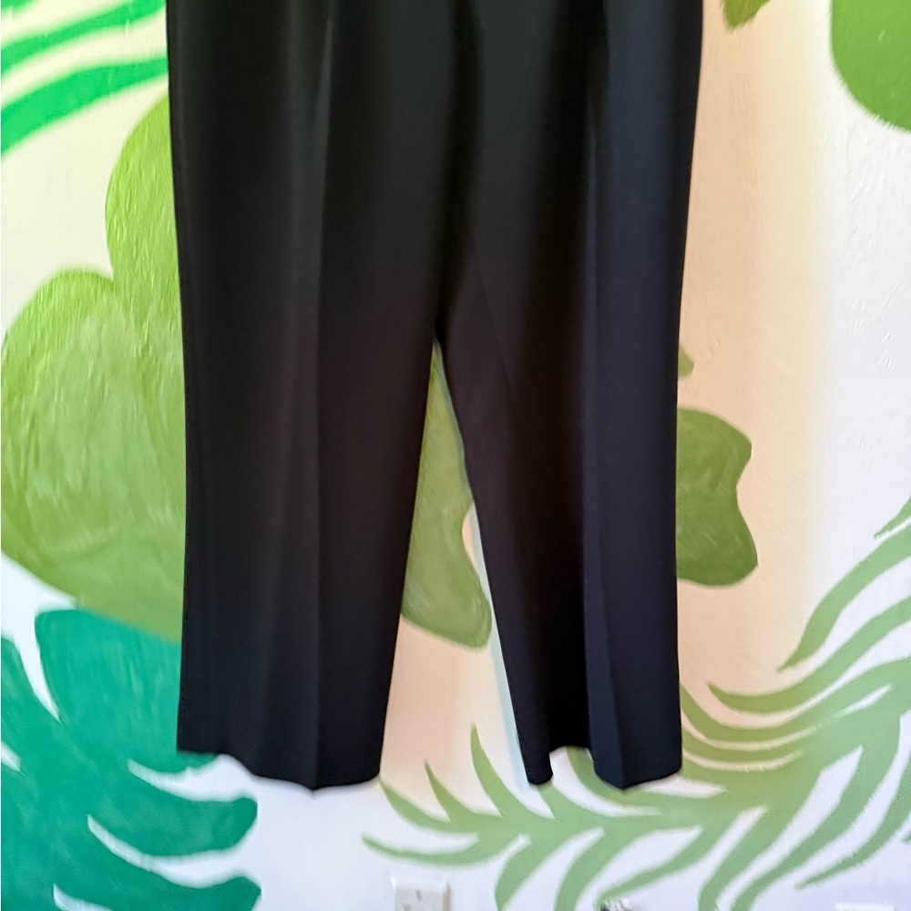 Gianni Bini Black High-Waist Wide-Leg Trousers